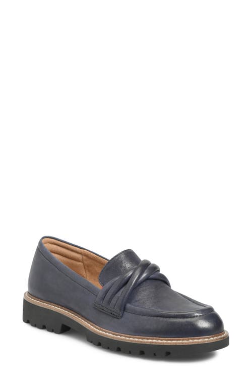 Shop Comfortiva Lilac Lug Sole Loafer In Sky Navy