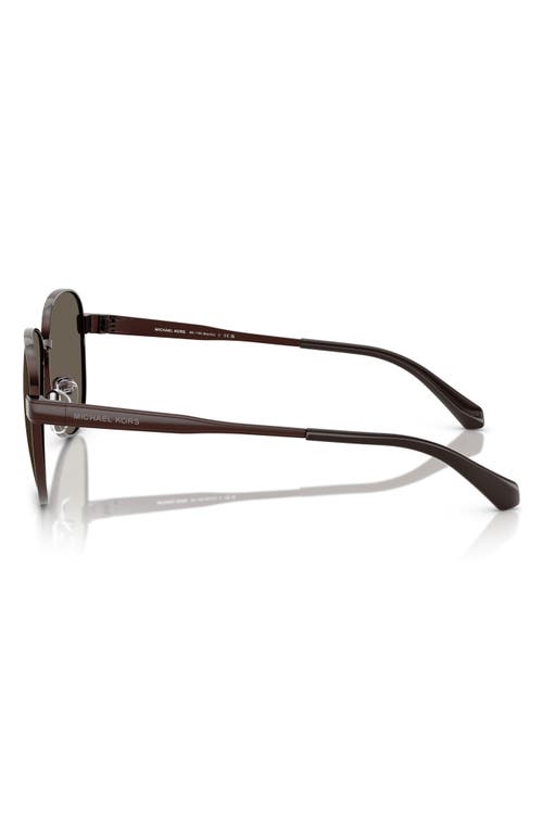 Michael Kors 59mm Pilot Sunglasses In Chocolate