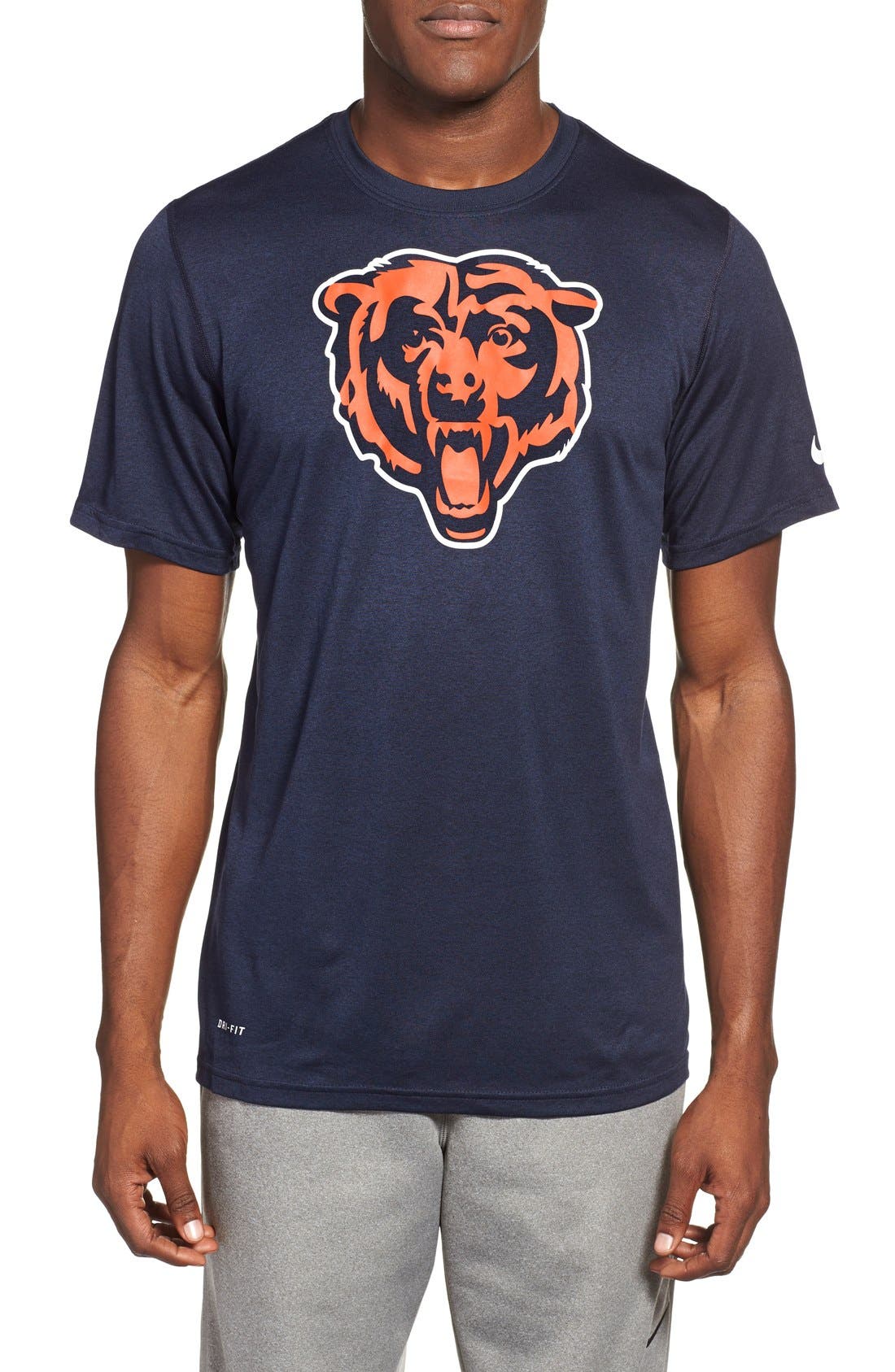 chicago bears dri fit t shirt