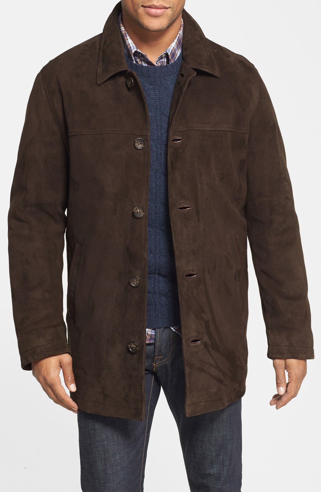 Golden Bear Suede Car Coat Nordstrom