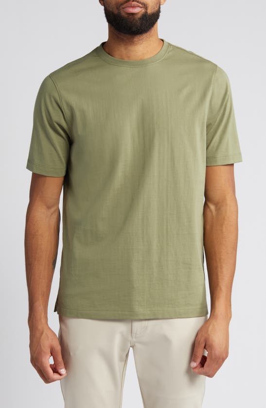 Shop Scott Barber Pima Cotton T-shirt In Sage