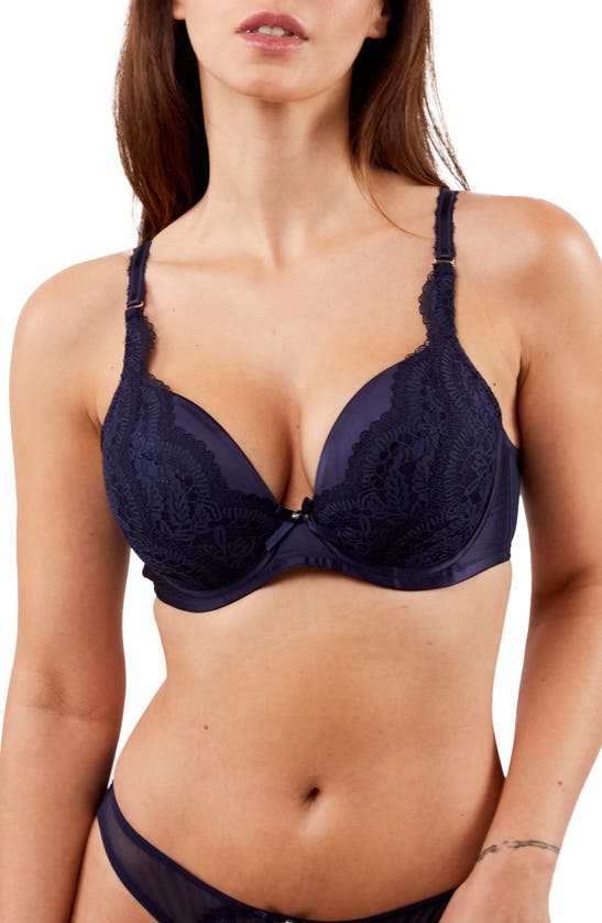 Sophia underwire bra with lace and push-up