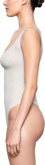 SKIMS Ribbed Cotton Bodysuit in Sedona Size XXS - $49 New With