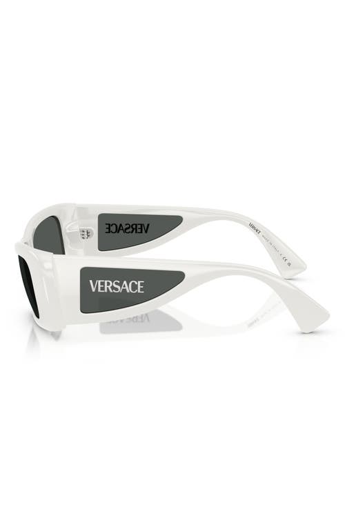 Shop Versace 54mm Pillow Sunglasses In White