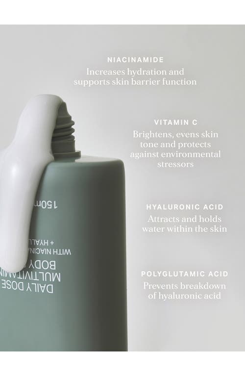 Alpha-h Daily Dose Multivitamin Body Serum With Niacinamide, Vitamin C + Hyaluronic Acid 150ml In No Color