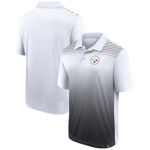 Nike Men's White, Black Pittsburgh Pirates Rewind Stripe Polo Shirt