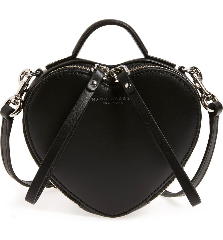 MARC JACOBS Heart Leather Crossbody Bag | Nordstrom