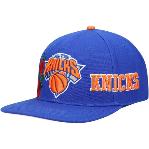 Men's Pro Standard Blue New York Knicks Roses Snapback Hat