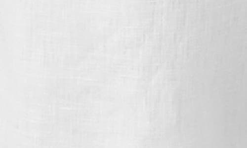 Shop Eileen Fisher Organic Linen Shorts In White