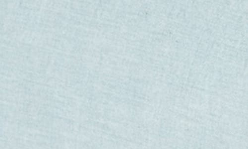 Coyuchi Organic Crinkled Percale Duvet Cover In Surf Chambray