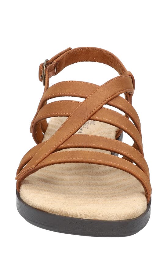 Easy Street Womens Lobo Strap Sandals In Tan