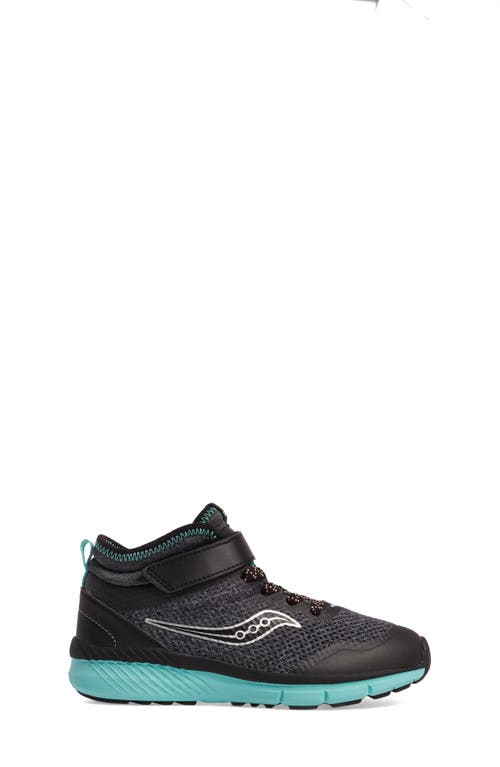 Saucony Ideal Sneaker In Black/turquoise