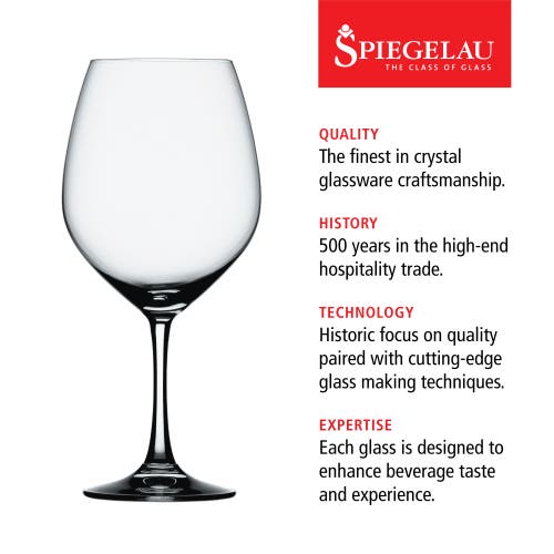 SPIEGELAU SPIEGELAU VINO GRANDE BURGUNDY WINE GLASS SET OF 4