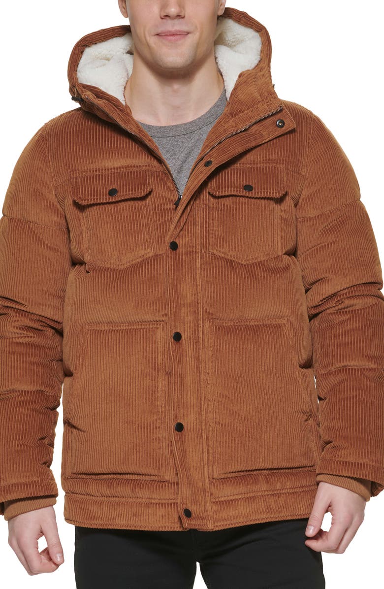 Levi's® Corduroy Puffer Coat | Nordstrom