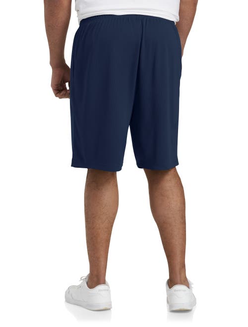 Shop Reebok Performance Tech Mesh Shorts In Navy