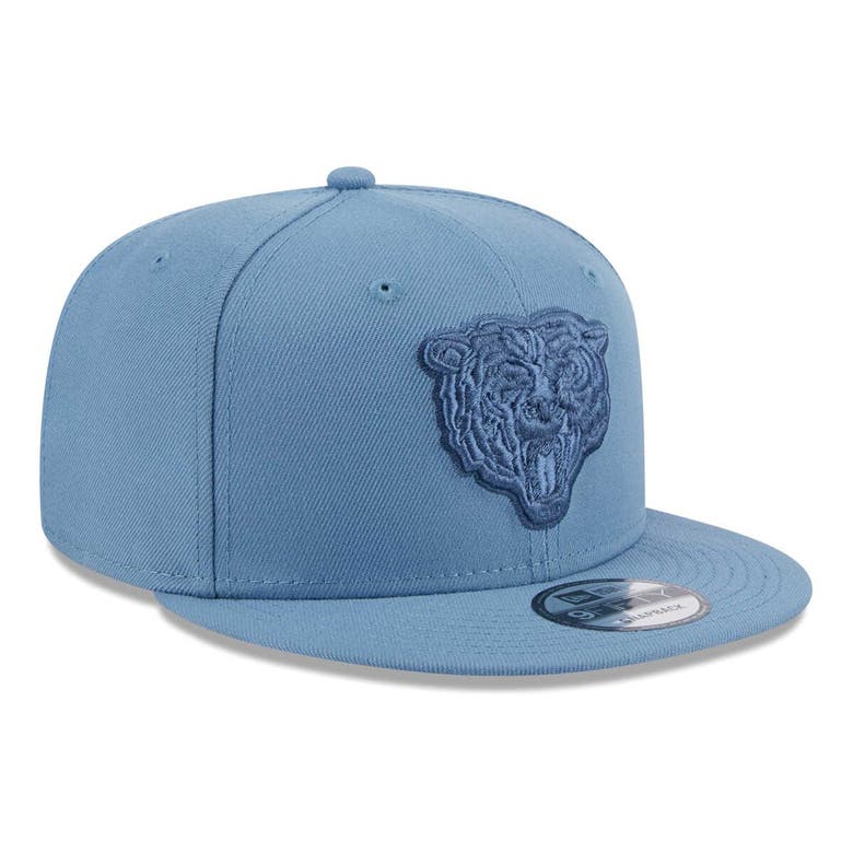 Shop New Era Blue Chicago Bears Color Pack 9fifty Snapback Hat