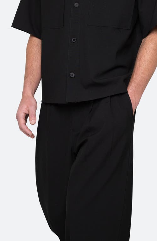 Shop Mnml Baggy Pleated Pants In Black