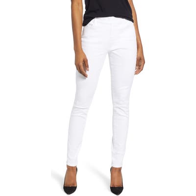 Jag Jeans Bryn Pull-On Skinny Jeans, White