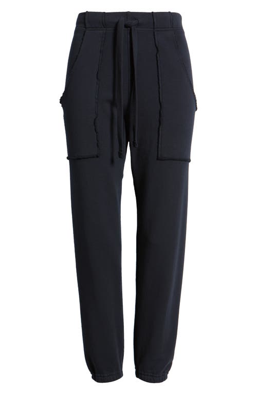 Shop Frank & Eileen Eamon Fleece Jogger Sweatpants In British Royal Navy