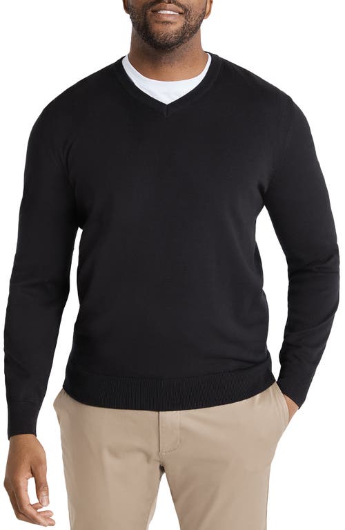 Johnny Bigg Essential V-Neck Sweater Black at Nordstrom,