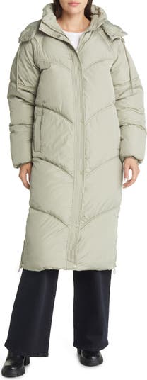 Topshop long puffer discount coat