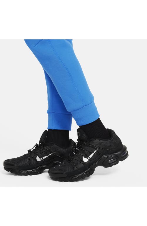 Shop Nike Kids' Tech Fleece Joggers In Light Photo Blue/black/black