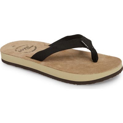 Naot Island Flip Flop, Black