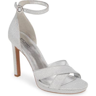 Michael Michael Kors Alexia Halo Strap Sandal, Metallic