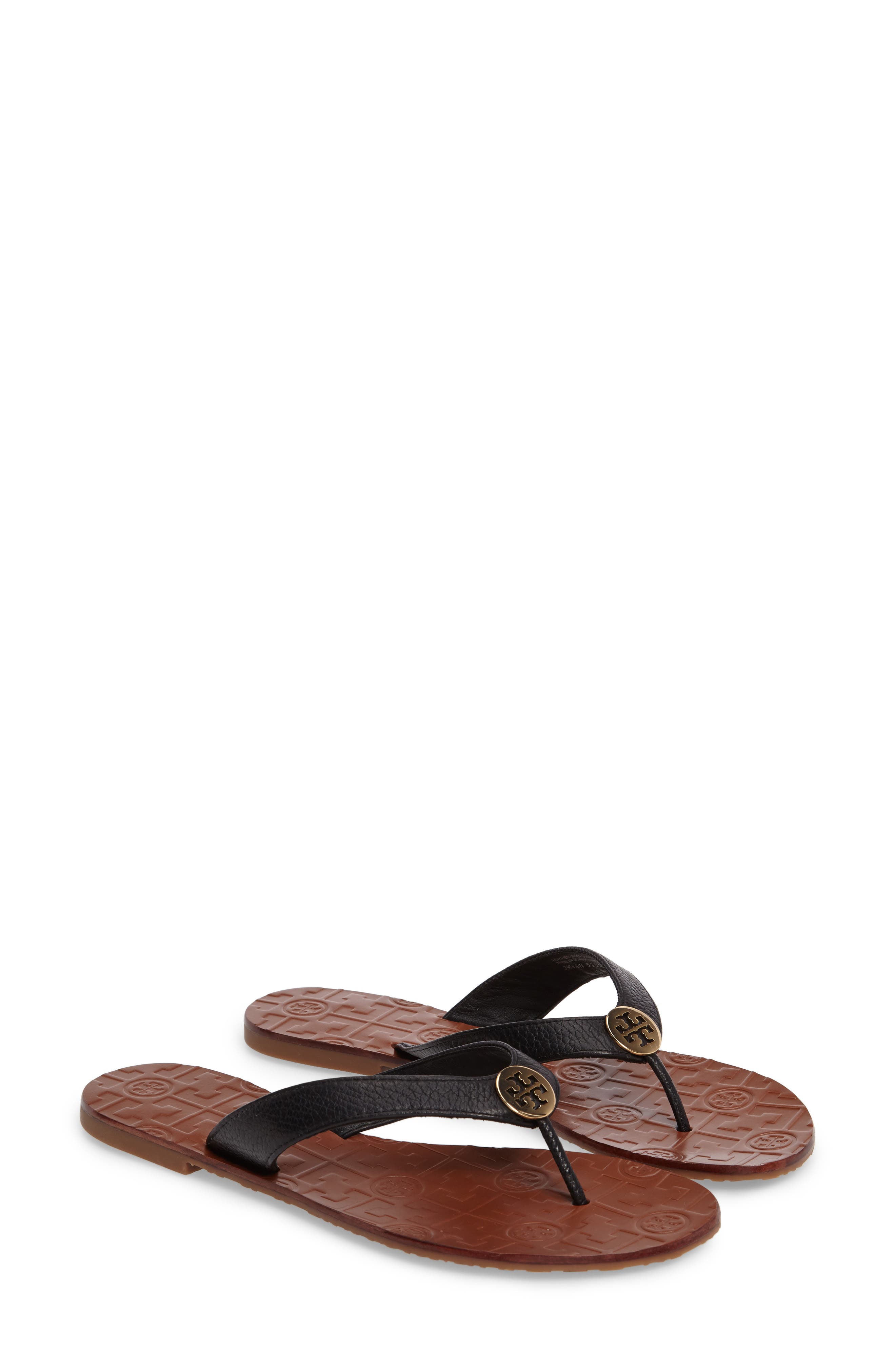 tory burch leather sandals