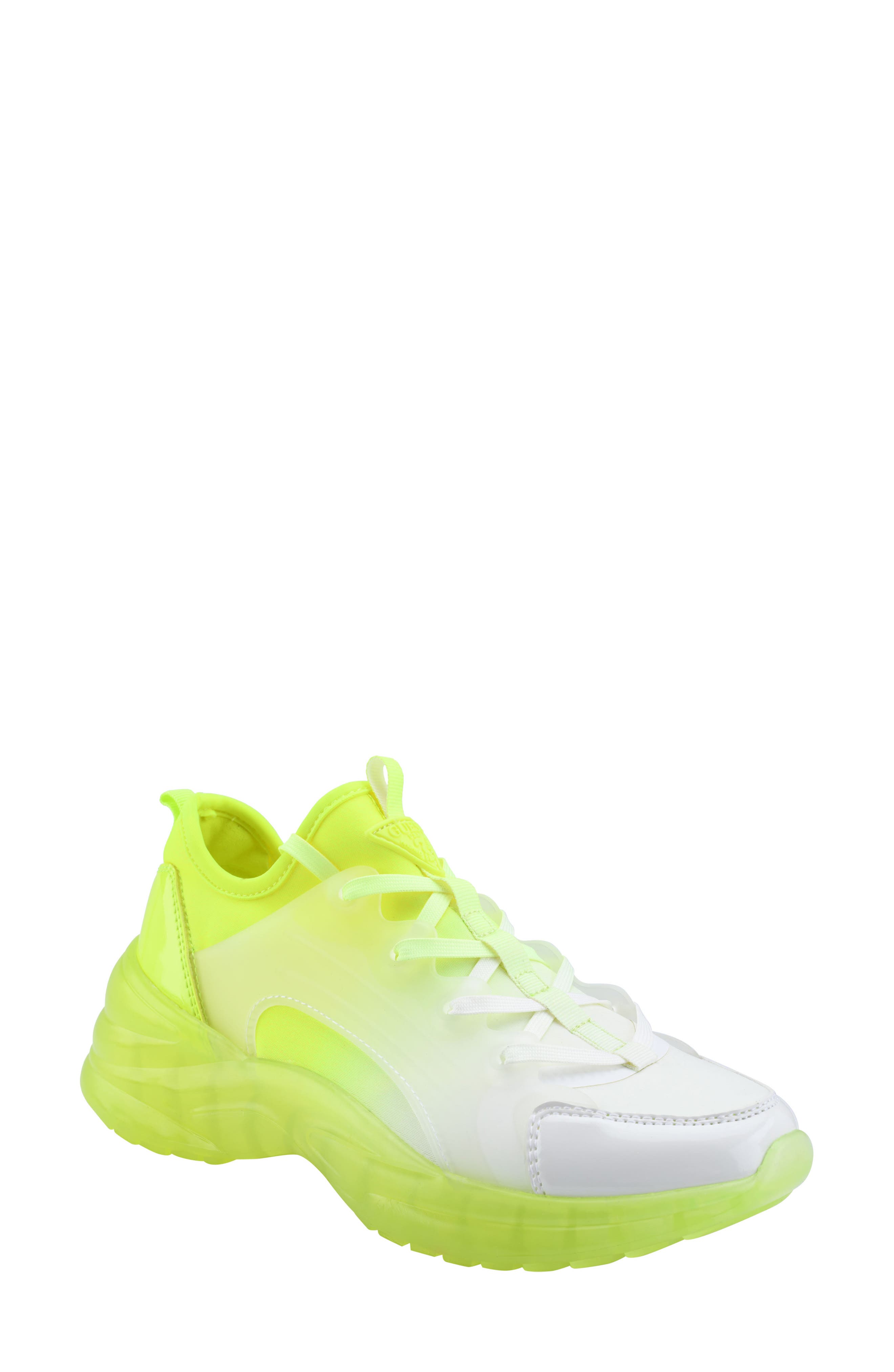 neon yellow shoes for women