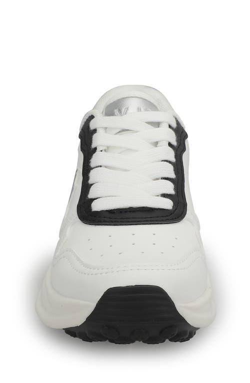 Shop Vintage Havana Kids' Swift Sneaker In Black/white Multi