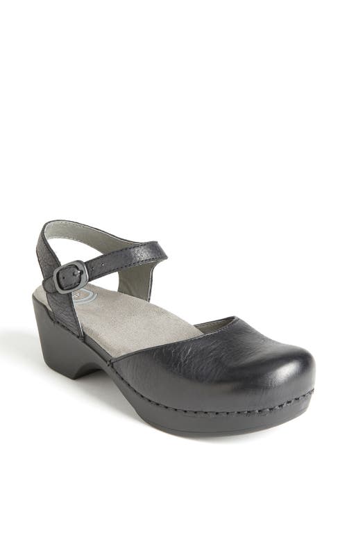 Dansko 'Sam' Clog Black Full Grain at Nordstrom,