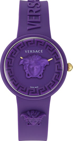 Versace watch outlet silicone