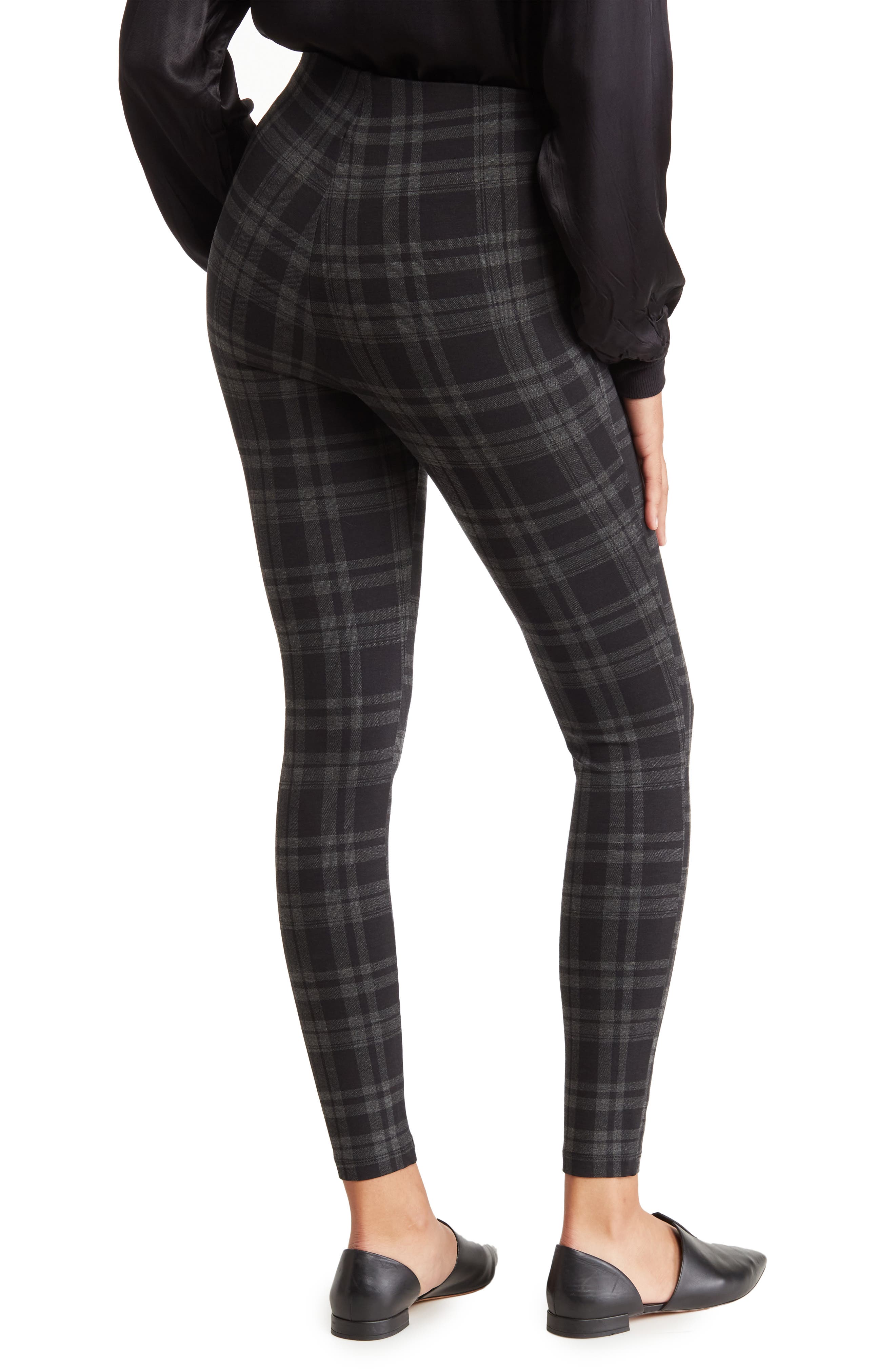 petite plaid leggings