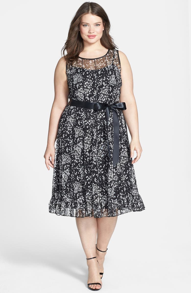 Jessica Howard Print Seamed Dress (Plus Size) | Nordstrom
