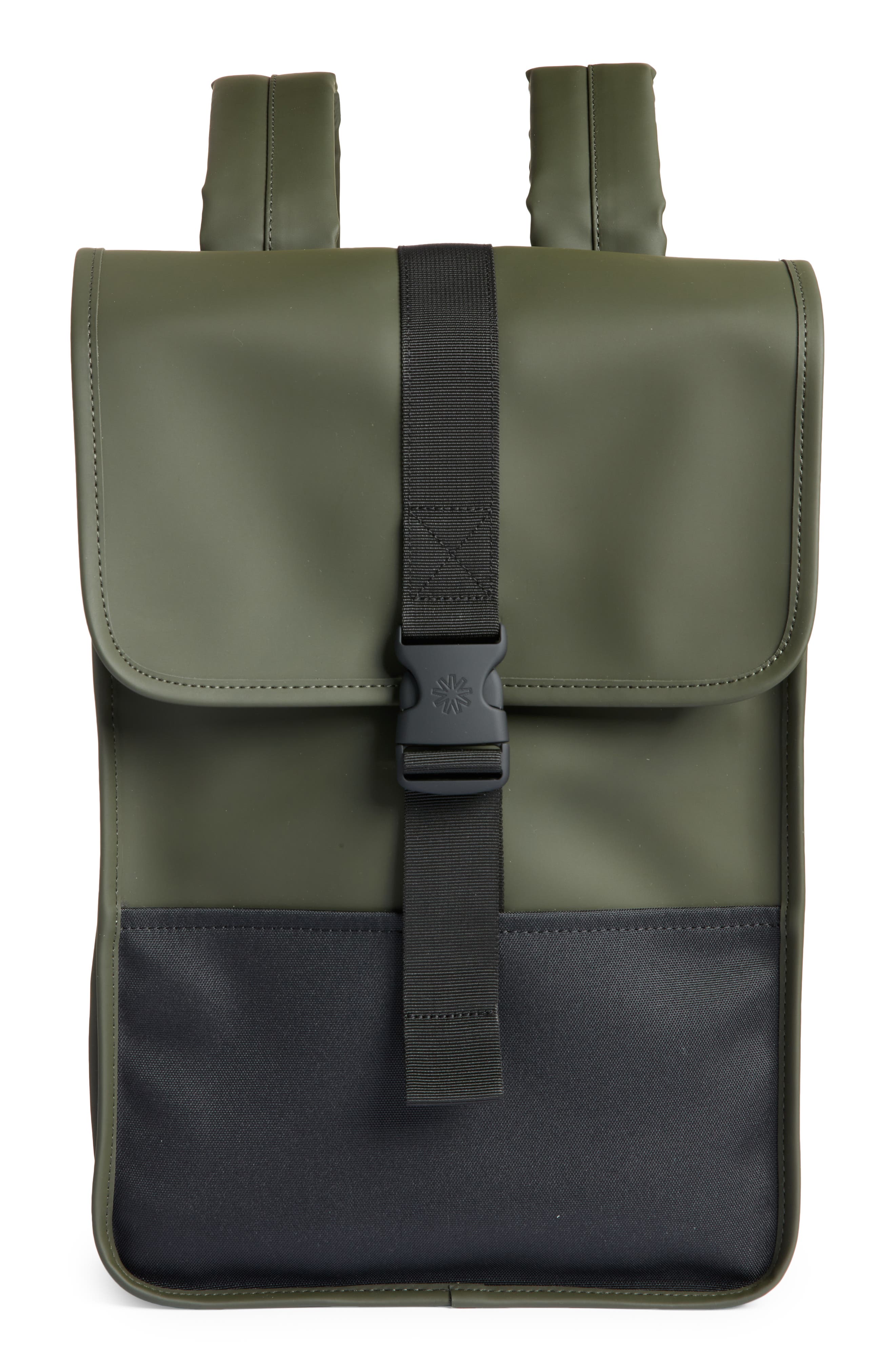 Mens Bags Backpacks Rains Synthetic Rolltop Rucksack Slate for Men Save 1% 