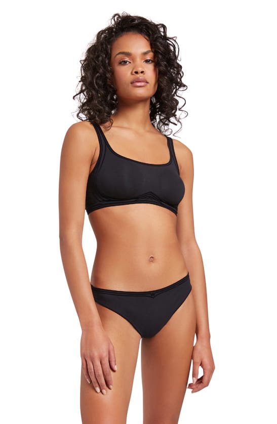 Shop Wolford Contour 3w Wireless Bra In Black