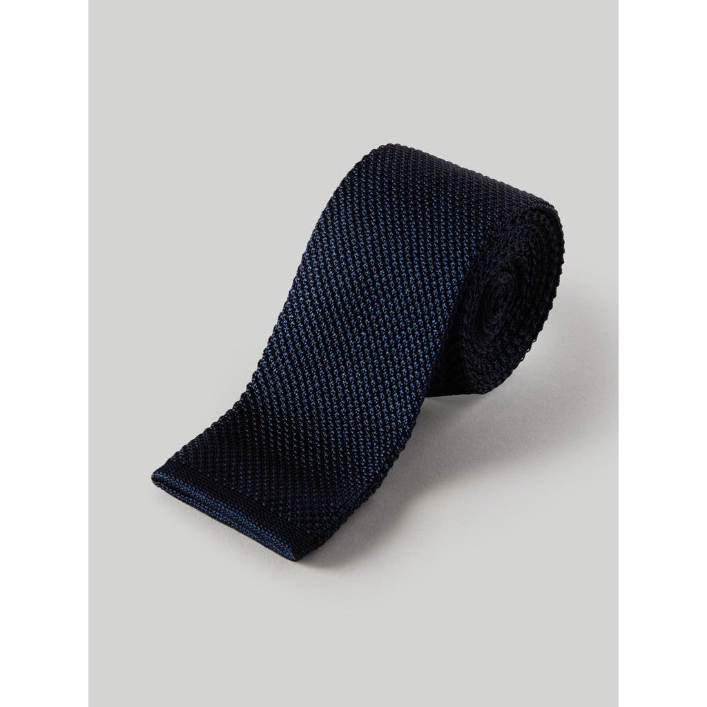 Robert Talbott Redford Silk Knit Necktie In Navy