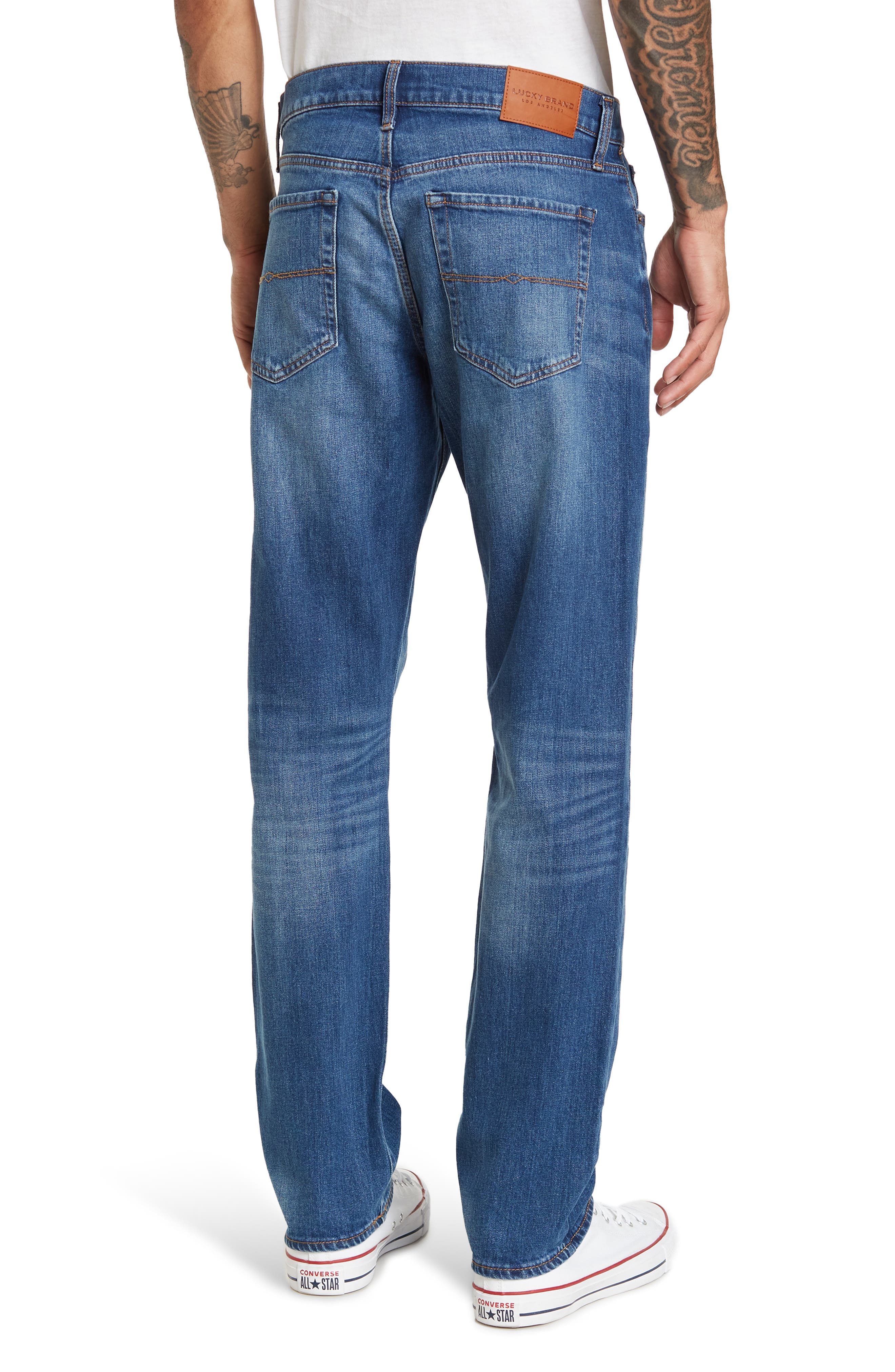 Lucky Brand 121 Slim Straight Leg Jeans in Mile End at Nordstrom Rack, Size 38 x 34