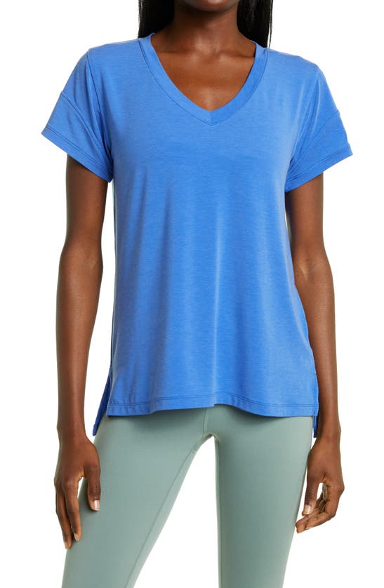 Zella Ava T-shirt In Blue Rapid