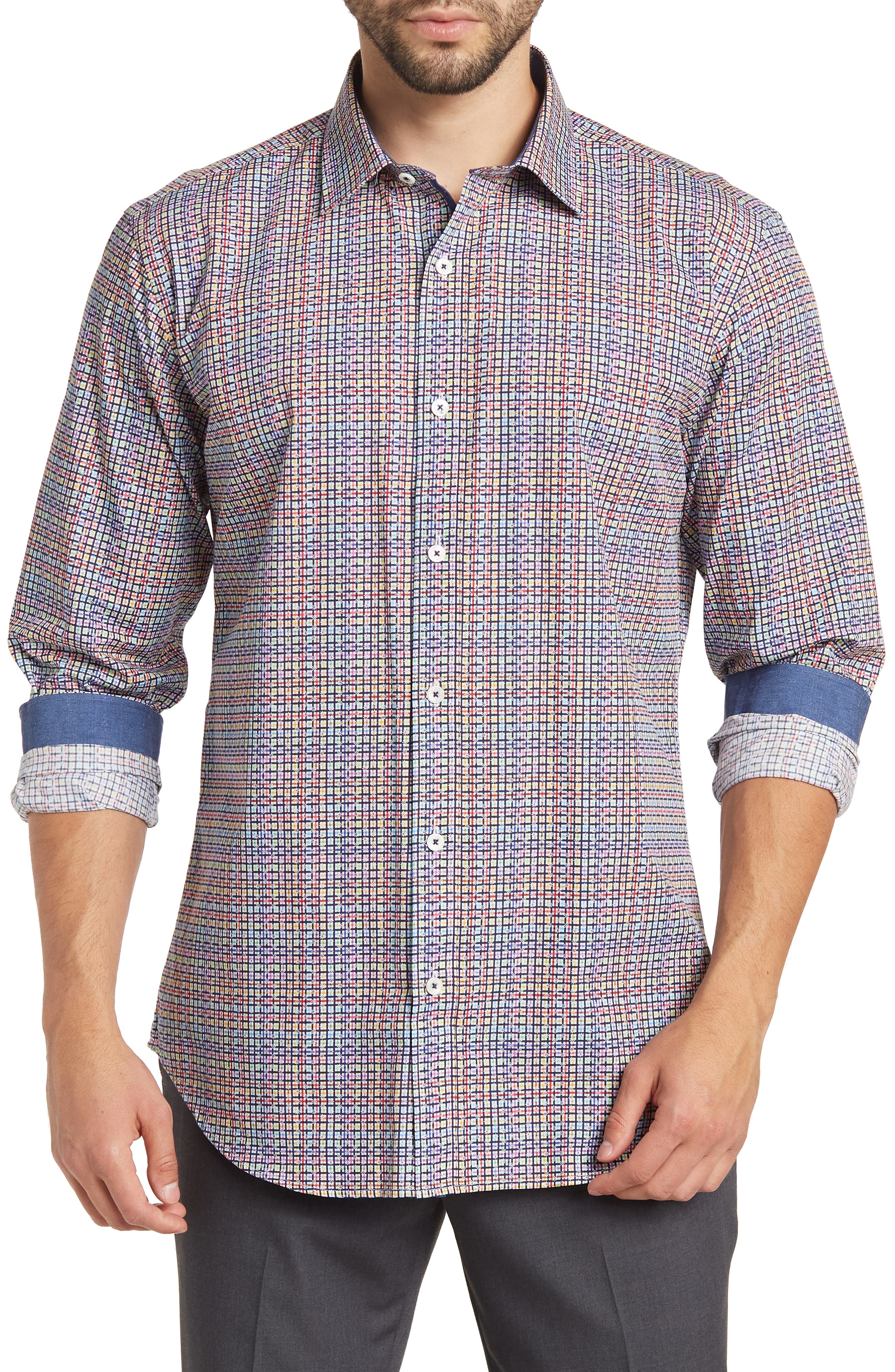 Bugatchi Shaped Fit Long Sleeve 