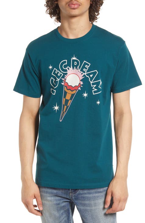 Men Graphic Tee - Blue - SM2504070B