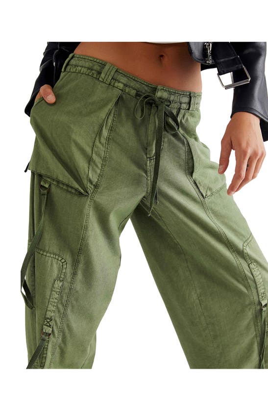 Free people one step ahead parachute pants in sea serpent modesens