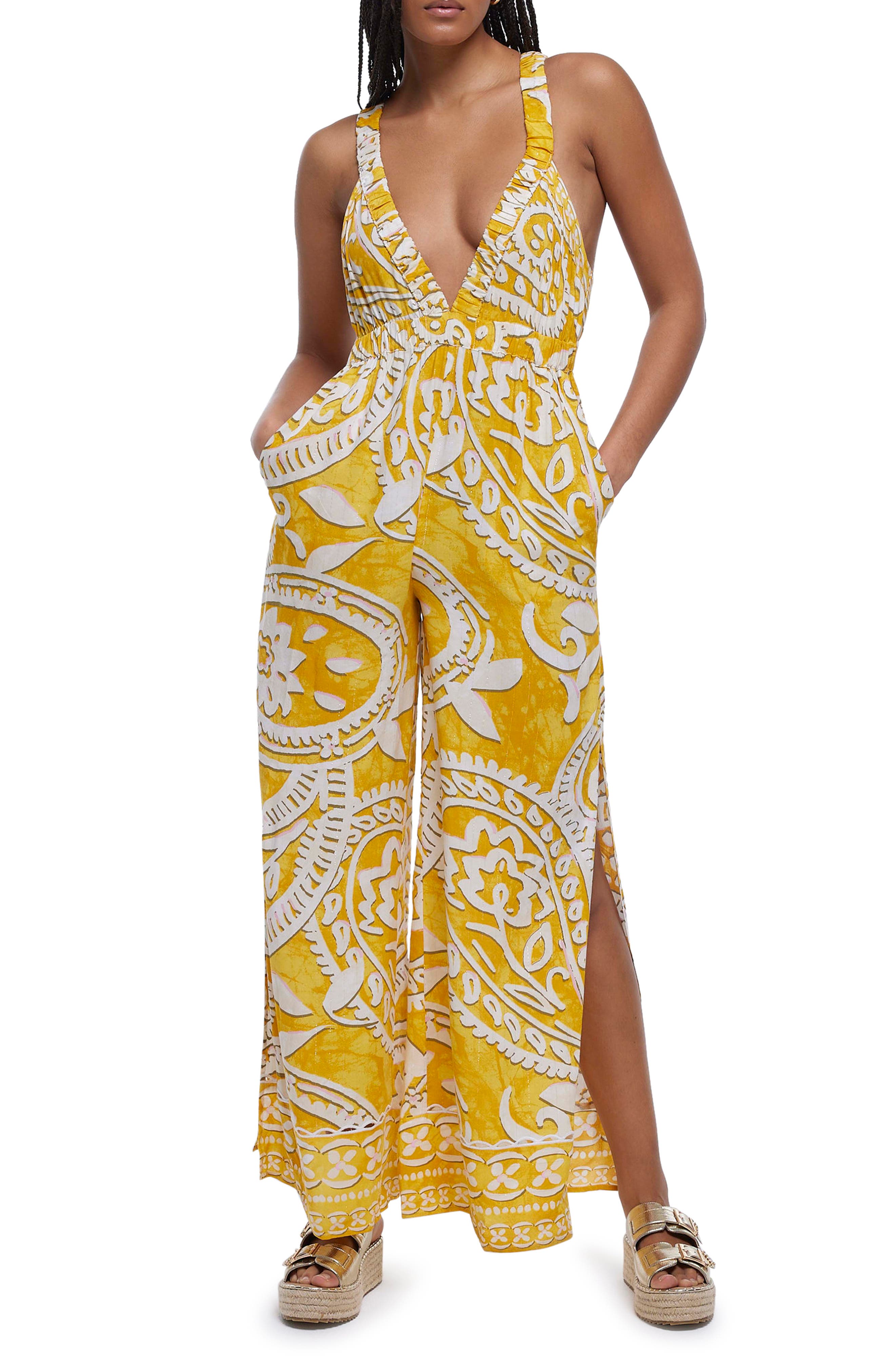 yellow jumpsuit nordstrom