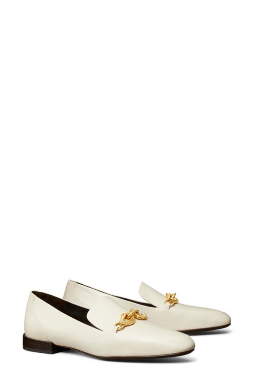 Shop Tory Burch Jessa Loafer In Light Cream/gold