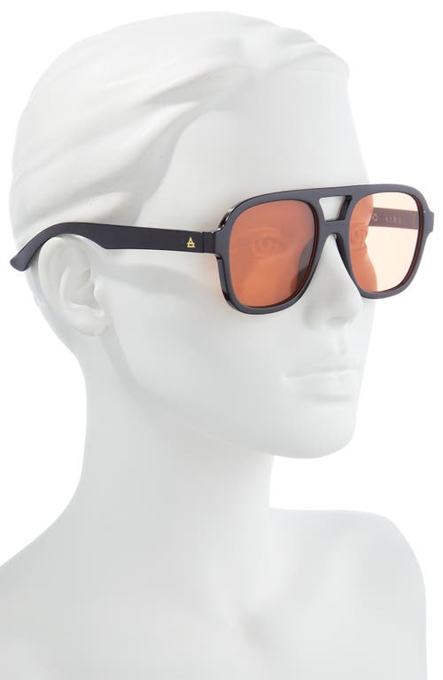 Aire Whirlpool 53mm Aviator Sunglasses In Black