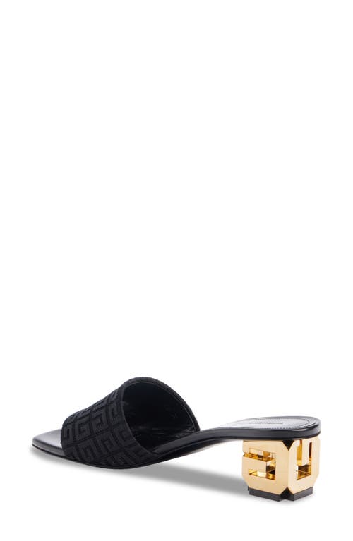 Shop Givenchy G-cube Sandal In Black