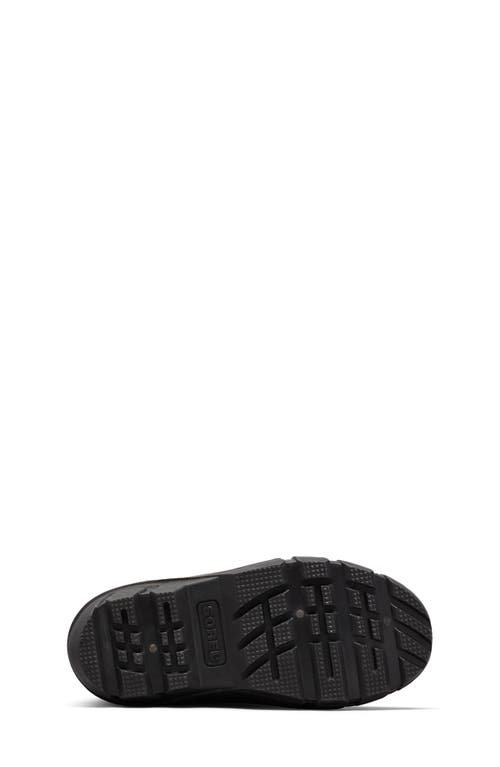 Sorel Kids' Flurry Weather Resistant Snow Boot In Black/super Blue