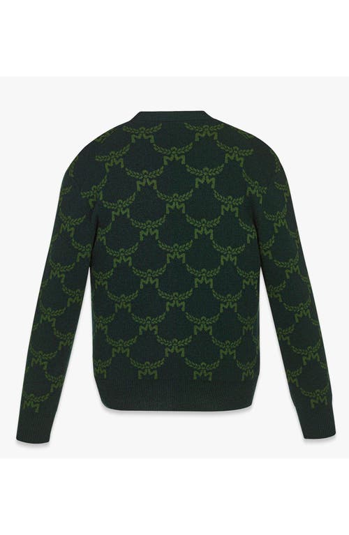 Mcm Lauretos Cardigan In Forest Green