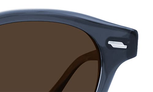 Raen Kostin Round Polarized Square Sunglasses In Twilight/vibrant Brown Polar